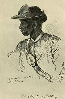 Policeman, Magalang, Java, 1898. Creator: Christian Wilhelm Allers