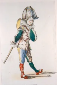 Colombina Gallery: Polichinelle, 1874. Artist: Manet, Edouard (1832-1883)