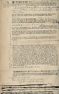 Insurance Company Gallery: Policy on Slaves, 1794, (1928)