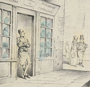 Shopkeeper Gallery: Polignac Patissier de l ex-Cour de France, 1830. Creator: Marie-Alexandre Alophe