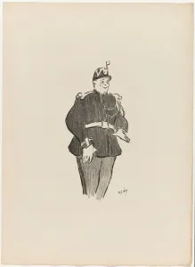Ibels Henri Gabriel Prints: Polin, from Le Cafe-Concert, 1893. Creator: Henri-Gabriel Ibels