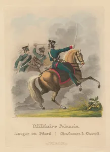 November Night Prints: The Polish Army 1831: Horse Chasseurs (Chasseurs a cheval), 1831