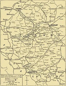 Occupied Territory Gallery: The Polish Campaign, 1914, (c1920). Creator: Unknown