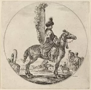 Polish Hussar. Creator: Stefano della Bella