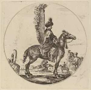 Polish Hussar. Creator: Stefano della Bella