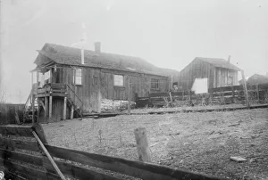 Shack Prints: Polish miner's home, near Scranton, PA. 1912. Creator: Bain News Service