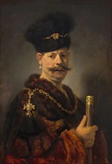 Paul Rembrandt Van Ryn Collection: A Polish Nobleman, 1637. Creator: Rembrandt Harmensz van Rijn