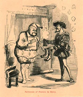 Nose Prints: Politeness of Francis to Henry, 1897. Creator: John Leech