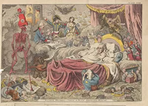 Gillray Collection: Political dreaming! Visions of peace! Perspective horrors!, 1801