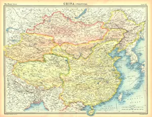 Map Making Prints: Political map of China