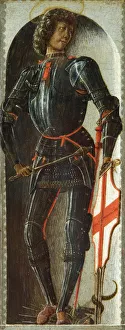 Fondazione Cini Prints: Polittico Griffoni: Saint George, 1470-1472. Creator: Ercole de Roberti
