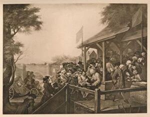 Oath Gallery: The Polling, Plate III from The Humours of an Election, 1757. Artist: William Hogarth