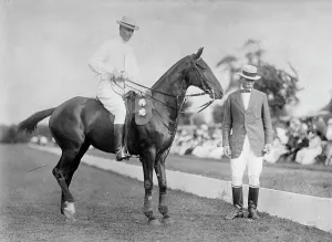 Polo Pony Prints: Polo. Army Polo, 1912. Creator: Harris & Ewing