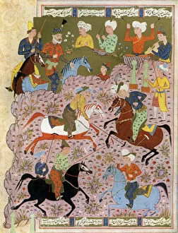 Baroness Wentworth Gallery: Polo in Persia in the 10th century (1938)