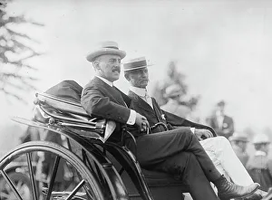 Secretary At War Prints: Polo - Secretary Stimson And General Crozier At Game