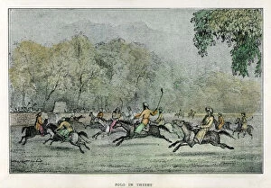 Print Collector25 Collection: Polo in Thibet, 19th century(?)