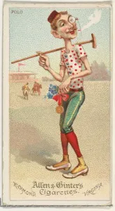 Polo, from Worlds Dudes series (N31) for Allen & Ginter Cigarettes, 1888