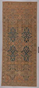 Asymmetrical Gallery: Polonaise Carpet, Iran, first half 17th century. Creator: Unknown