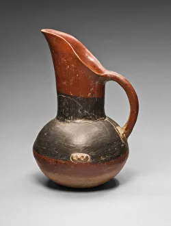 Cholula Collection: Polychrome Pitcher, 1400 / 1520. Creator: Unknown