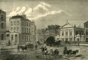 William Iii King Of England Gallery: The Polygon, Somers Town, in 1850, (c1876). Creator: Unknown