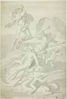 Envy Prints: Polyphemus Throwing Boulder at Acis