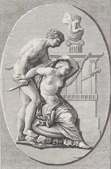 Langlois Prints: Polyxena, 1786. Creators: Jean Florent Defraine, Vincent Marie Langlois