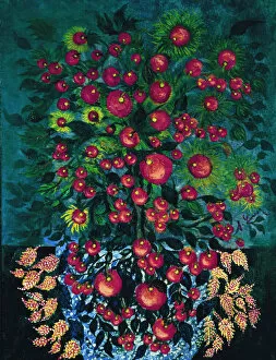 Naive Art Collection: Pommes aux feuilles, 1929-1930. Creator: Louis (Seraphine de Senlis), Seraphine
