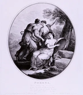 Angelika Kauffman Gallery: Pomona, c1782. Artist: Francesco Bartolozzi