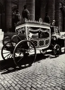 Atget Jean Eugene Auguste Prints: Pompe Funebre (1st Class), 1910, Printed 1956. Creator: Eugene Atget