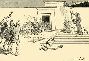 Seige Gallery: Pompey in the Temple of Jerusalem, 1890. Creator: Unknown