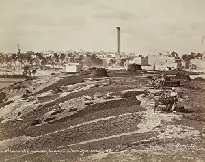 Jovius Prints: Pompey's Pillar and Arab Village at Alexandria