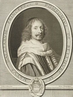 Nanteuil Robert Prints: Pompone II de Bellièvre, 1657. Creator: Robert Nanteuil