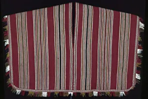 Bolivian Prints: Poncho, Bolivia, 1850/1900. Creator: Unknown