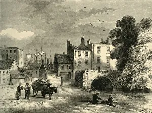 Publisher Prints: Mill Pond Bridge, in 1826, (c1878). Creator: Unknown