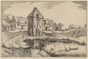Nicolas Joannis Visscher Ii Prints: The Pond, published 1612. Creator: Claes Jansz Visscher