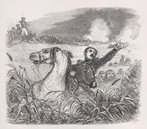 Poniatowski Jozef Prints: Poniatowski from The Complete Works of Beranger, 1836. Creator: Auguste Raffet