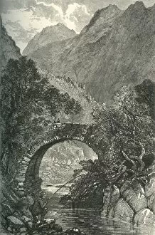 Gwynedd Collection: Pont Aberglaslyn, c1870