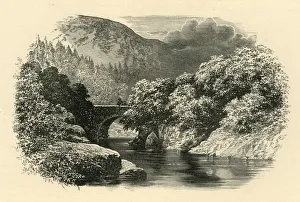 Gwynedd Wales Prints: Pont Aberglaslyn, North Wales, c1890. Creator: Unknown