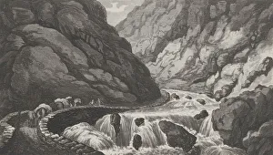 Etching And Aquatint Prints: Pont Aberglasslyn, from Remarks on a Tour to North and South Wales