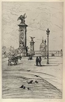 The Pont Alexandre III, 1915. Artist: Frank Milton Armington