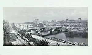 Frederic Martens Prints: Pont des Saint-Peres and Tuileries