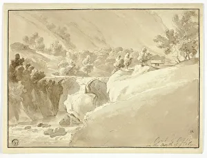 Pont d'Orio in the North of Italy, c.1800. Creators: Unknown, JMW Turner
