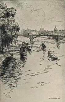 The Pont du Carrousel, 1915. Artist: Frank Milton Armington