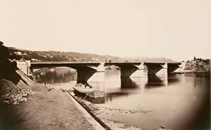Baldus Collection: Pont de la Mulatiere, ca. 1861. Creator: Edouard Baldus