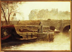 Isle De La Cite Prints: Pont-Neuf and Ile de la Cite, seen from the Quai Conti