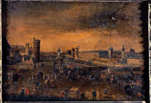 1st Arrondissement Prints: Pont-Neuf, seen from the entrance to Place Dauphine
