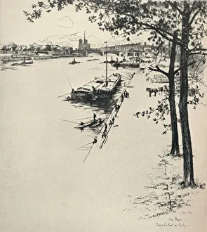 The Pont de Sully, 1915. Artist: Eugene Bejot