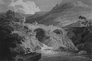 Conwy Prints: Pont y Pair, 1807. Artist: Samuel Middiman