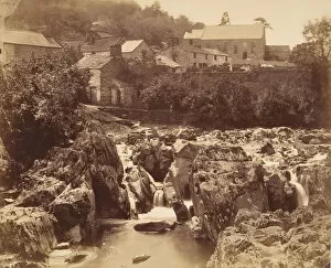 Gwynedd Collection: At Pont y pair, Bettws-y-Coed, North Wales, 1856. Creator: Francis Bedford