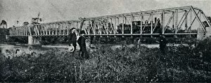 Axel Gallery: Ponte da E. F. Mogyana sobre o Rio Pardo, 1895. Artist: Axel Frick